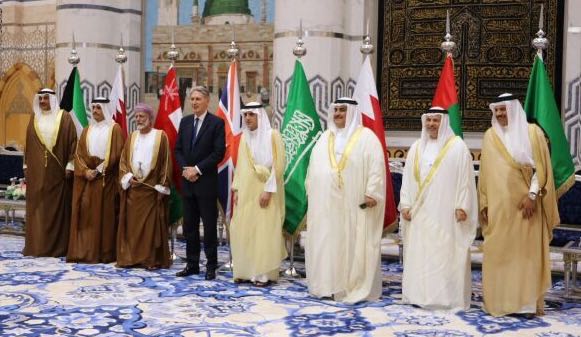 GCC foreign ministers hold talks with British Foreign Secretary in Jeddah